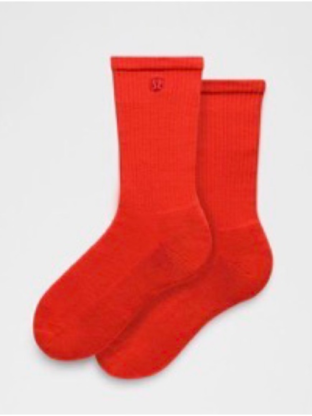 Lululemon Daily Essentials Crew Socks Cherry Ember